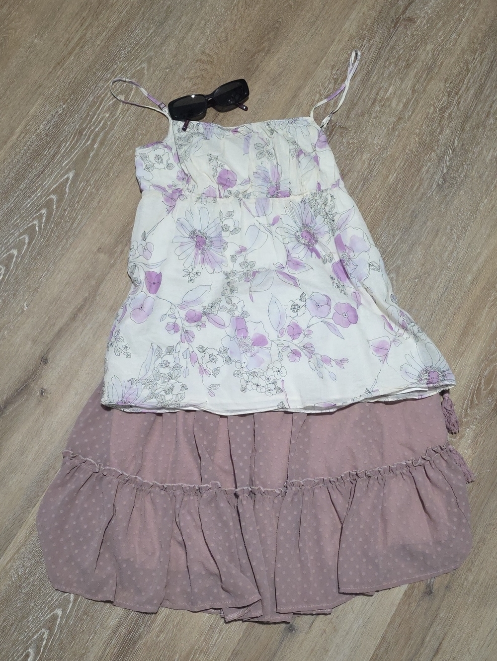 Banana Republic Watercolor Floral Babydoll Top